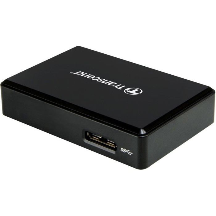 Кардрідер Transcend USB 3.1 Type-A > microSD/SD/CF UHS-II Чорний