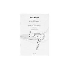 Фен Ardesto  Gemini HD-522, 1800-2200Вт, 2 швидкості, 3 темпер. режими , функція Cool Shot, чорний