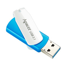 Накопичувач Apacer  64GB USB 3.1 Type-A AH357 Синій/Білий