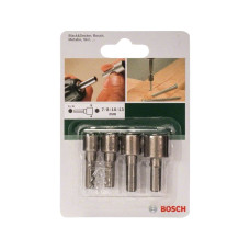 Головки торцеві Bosch 1/4", набір 4шт, 7,8,10,13мм