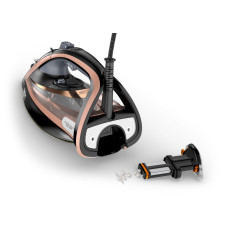 Праска Tefal Ultimate Pure, 3200Вт, 350мл, паровий удар -260гр, постійна пара - 60гр, керам. підошва, чорно-рожевий