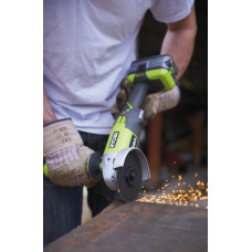 Шліфмашина кутова акумуляторна Ryobi ONE+ R18AG-0 115мм 18В 7500об·хв 2.5кг без АКБ та ЗП