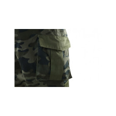Штани робочі Neo Tools Camo, відсік для наколінників, потрійний шов, візерунок моро, S(48), камуфляж