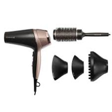 Фен Remington Curl&Straight Confidence, 2200Вт, 3 режими, дифузор,гребінець,іоніз-я, хол. обдув, чорно-беж