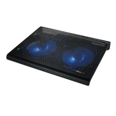 Підставка для ноутбука Trust Azul, до 17.3", 2xUSB-A, BLUE LED, чорний