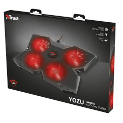 Підставка для ноутбука Trust GXT 278 Yozu, до 17.3", RED LED, чорний