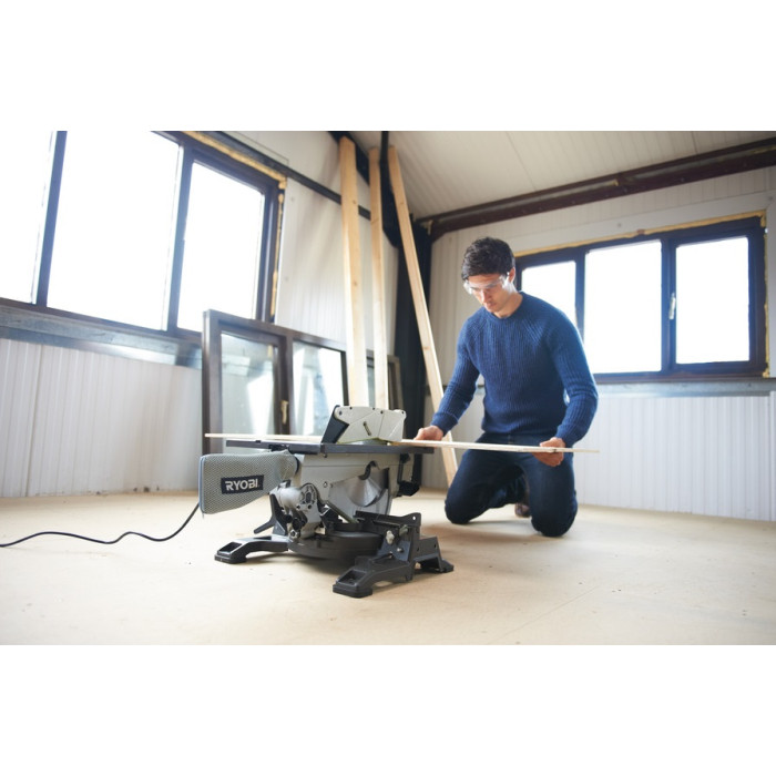 Пила торцювальна комбінована Ryobi RTMS1800-G 1800Вт диск 254мм 26.8кг