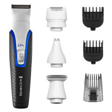 Набір для стрижки Remington G4 Graphite series, для бороди, вусів, голови, носа і тіла, мережа+акум., насадок-7, сталь, чорно-білий