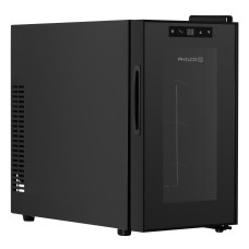 Холодильник Philco для вина, 45х25х50, холод.відд.-21л, зон - 1, бут-8, диспл, підсвітка, чорний