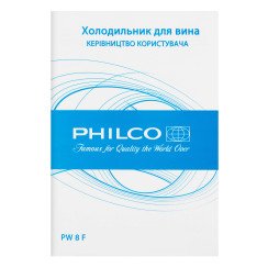 Холодильник Philco для вина, 45х25х50, холод.відд.-21л, зон - 1, бут-8, диспл, підсвітка, чорний