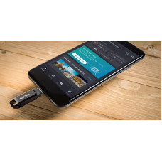 Накопичувач SanDisk  128GB USB 3.1 Type-A + Type-C Ultra Dual Drive Go Чорний