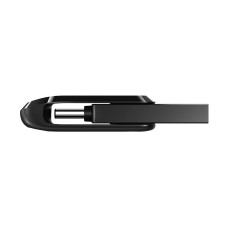 Накопичувач SanDisk  128GB USB 3.1 Type-A + Type-C Ultra Dual Drive Go Чорний