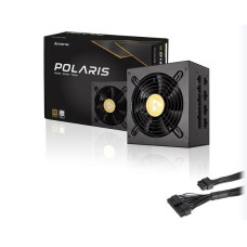 Блок живлення CHIEFTEC Polaris  (750W), >90%, 80+ Gold, 120мм, 1xMB 24pin(20+4), 2xCPU 8pin(4+4), 3xMolex, 8xSATA, 4xPCIe 8pin(6+2), Fully Modular