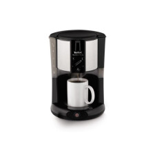 Кавоварка Tefal крапельна Subito Mug 1.25л, мелена, чорно-сріблястий