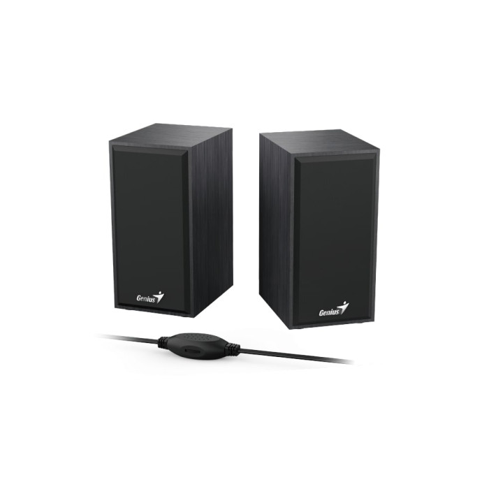 Акустична система Genius SP-HF180, 2.0, USB-А, mini-jack, чорний