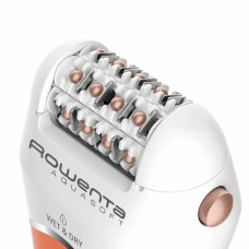 Епілятор Rowenta Aquasoft Wet&Dry пінцетний, акумуляторний , пінцет.-24, волог.+сух., насадок-3, кораловий