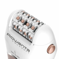 Епілятор Rowenta Aquasoft Wet&Dry пінцетний, акумуляторний , пінцет.-24, волог.+сух., насадок-4, пудровий