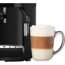Кавомашина Krups Arabica 1.7л, зерно, ручний капучинатор, LED - дисплей, авторецептів - 3, свій рецепт, чорний