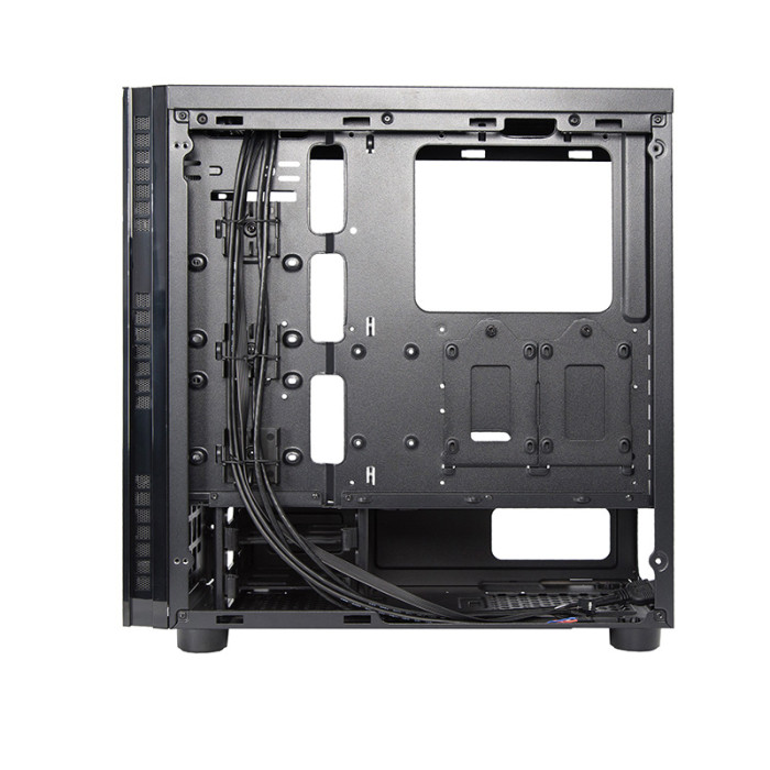 Корпус CHIEFTEC Gaming Hawk AL-02B Tempered Glass Edition, без БЖ, 2xUSB3.1, 1xUSB2.0, VGA 349мм, LCS ready, ATX, чорний
