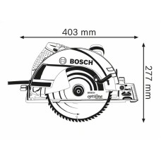 Пила дискова Bosch Professional GKS 235 Turbo 2050Вт 235мм 7.6кг