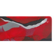 Ігрова поверхня Xtrfy GP4 Abstract Retro, L (460 x 400 x 4мм), червоний