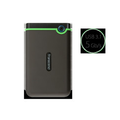 Портативний жорсткий диск Transcend 4TB USB 3.1 StoreJet 25M3 Сірий