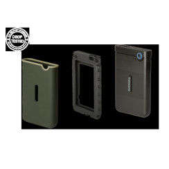 Портативний жорсткий диск Transcend 4TB USB 3.1 StoreJet 25M3 Сірий