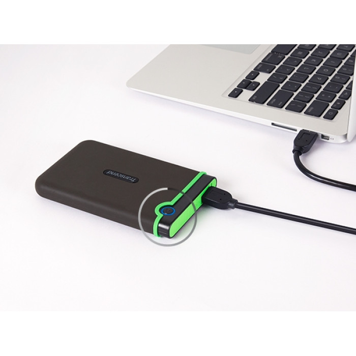 Портативний жорсткий диск Transcend 4TB USB 3.1 StoreJet 25M3 Сірий