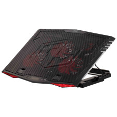 Підставка для ноутбука 2E GAMING CPG-005, до 17.3", 2xUSB-A, LCD/phone holder, RGB, чорний