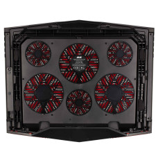 Підставка для ноутбука 2E GAMING CPG-005, до 17.3", 2xUSB-A, LCD/phone holder, RGB, чорний