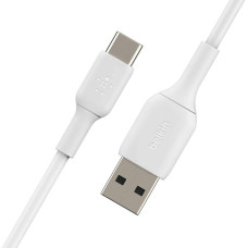 Кабель USB-A > USB-C заряджання/синхронізації Belkin 2м, 15Вт, Type-C, PVC, білий