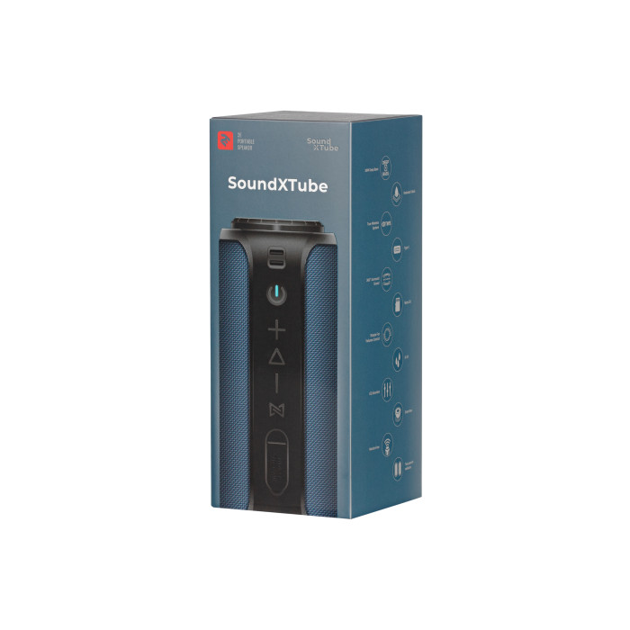 Акустична система 2E SoundXTube TWS, MP3, Wireless, Waterproof Blue
