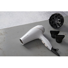 Фен Remington HydraLuxe, 2300Вт, 3 режими, дифузор, іоніз-я, хол. обдув, білий