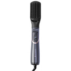 Фен-щітка Remington Curl & Straight Confidence, 800Вт, 2 режими, іоніз-я, оберт., хол. обдув,кейс, кераміка, сірий