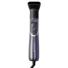 Фен-щітка Remington Curl & Straight Confidence, 800Вт, 2 режими, іоніз-я, оберт., хол. обдув,кейс, кераміка, сірий