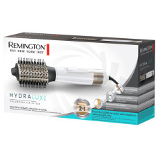 Фен-щітка Remington HydraLuxe, 1200Вт, 3 режими, іонізація, хол. обдув, кераміка, білий