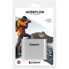Кардрідер Kingston USB 3.2 Type-C > 2xSD UHS-II Workflow Срібний