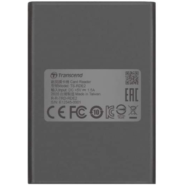 Кардрідер Transcend USB 3.2 Type-C > CFexpress Type B Сірий