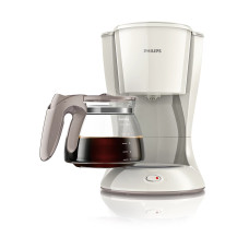 Кавоварка Philips крапельна Daily Collection 1.2л, мелена, LED-підсвітка, білий