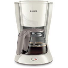 Кавоварка Philips крапельна Daily Collection 1.2л, мелена, LED-підсвітка, білий
