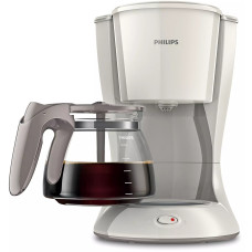 Кавоварка Philips крапельна Daily Collection 1.2л, мелена, LED-підсвітка, білий