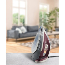 Праска Tefal Smart Protect Plus, 2800Вт, 270мл, паровий удар -260гр, постійна пара - 40гр, керам. підошва, сіро-бордовий
