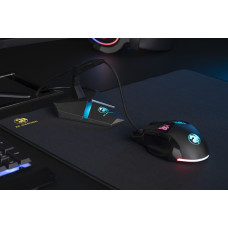 Тримач кабелю 2E GAMING Scorpio 4в1, LED, сірий