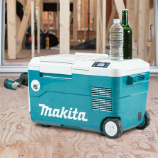 Холодильник акумуляторний мобільний Makita DCW180Z 220 / 12В /18В LXT з функцією нагріву -18°/+60° 20л 13кг