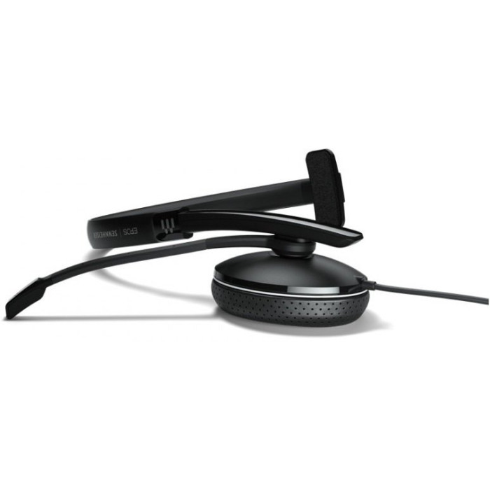 Гарнітура комп'ютерна моно On-Ear EPOS ADAPT 135T USB II, 3.5мм/USB, односпрямований, сертифікат Microsoft Teams, 1.8м, Чорний