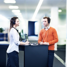 Гарнітура комп'ютерна стерео On-Ear EPOS IMPACT SC 60 USB ML, USB, односпрямований, сертифікат Microsoft Teams, 2.1м, Чорний