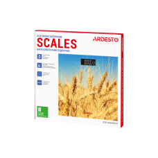 Ваги Ardesto підлогові Wheat, 150кг, AAAx2 в комплекті, скло, багатокольорові