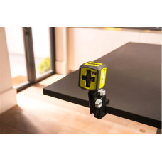Нівелір лазерний Ryobi RBCLLR1 до 10м перехресний червоний промінь 0.4кг
