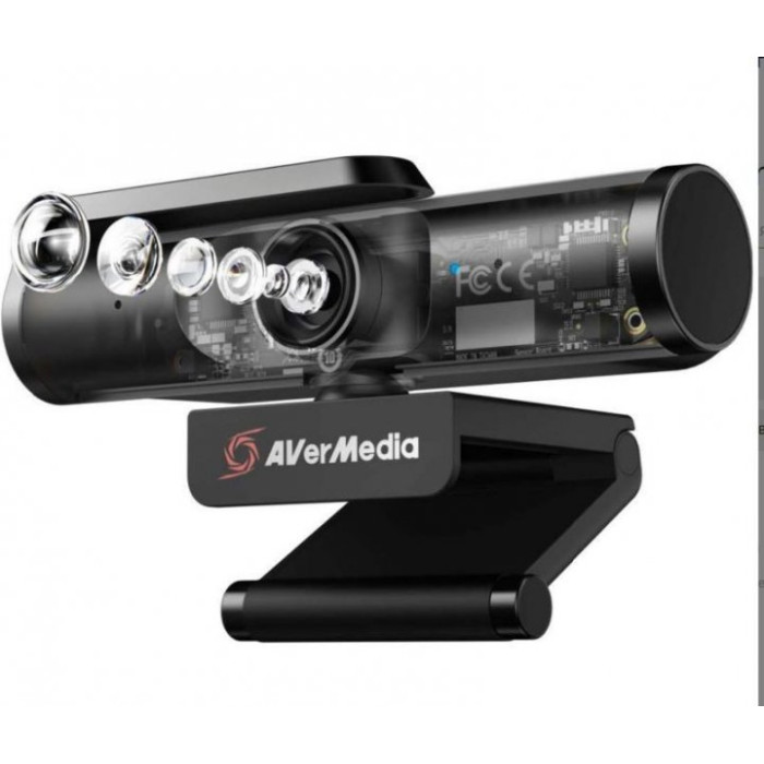Вебкамера AVerMedia PW513 4K, 30fps, fixed focus, чорний