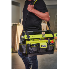Сумка для інструменту Ryobi RSSLOT1, 38л, відкрита, жорстка конструкція, поліестер, 36х49х23см